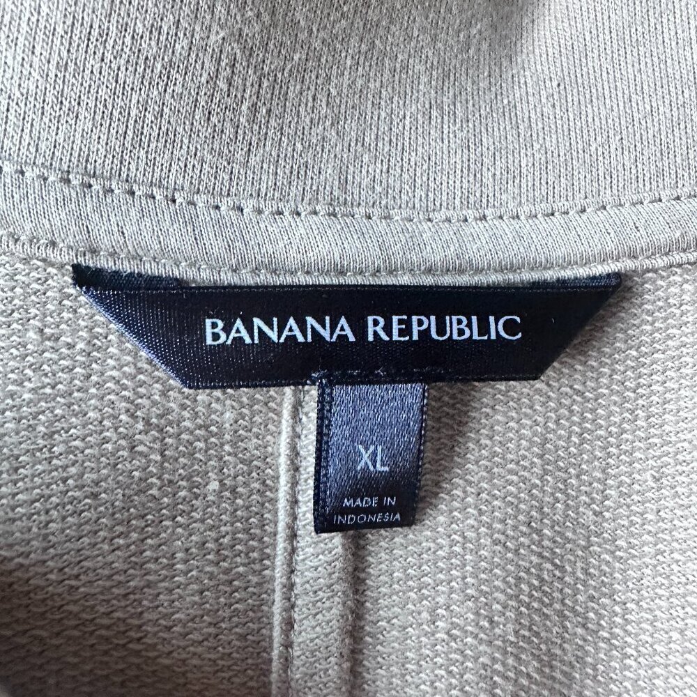 NWOT - Banana Republic Johnny Collar Polo in Whiskey Brown Size XL - Picture 7 of 9